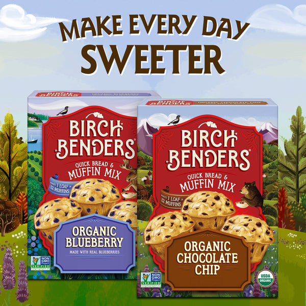 Birch Benders Organic Chocolate Chip Quick Bread and Muffin Mix