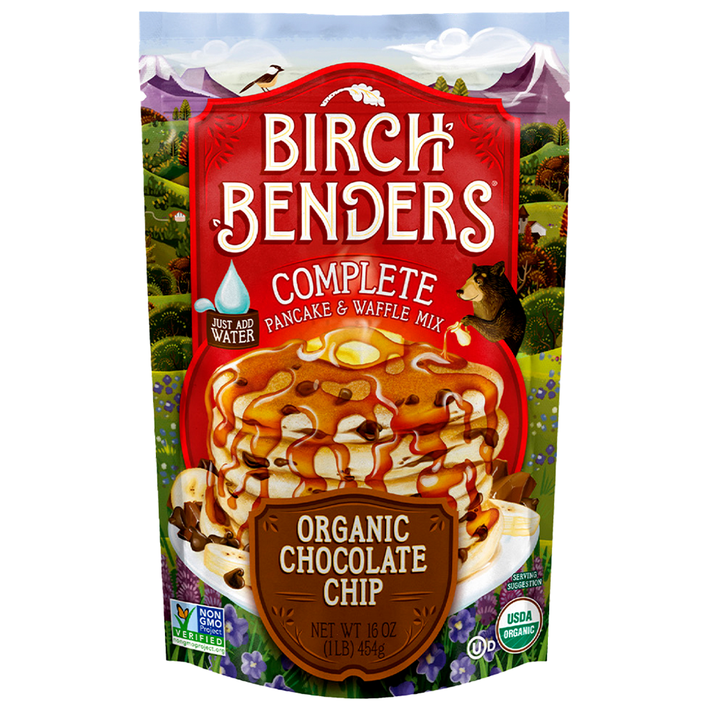 featured-Birch Benders Organic Chocolate Chip Pancake & Waffle Mix pouch - have-zoom-3