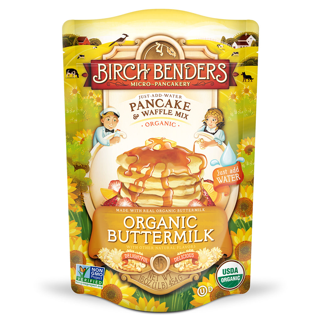 featured-Birch Benders Organic Buttermilk Pancake & Waffle Mix pouch - have-zoom-3